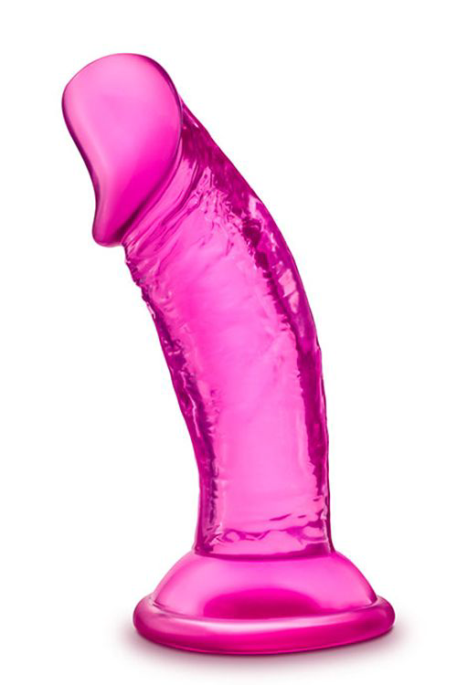 Розовый анальный фаллоимитатор Sweet N Small 4 Inch Dildo - 11,4 см. - 0