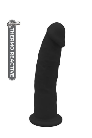 Черный реалистичный фаллоимитатор DILDO 7.5INCH BLACK - 19 см.