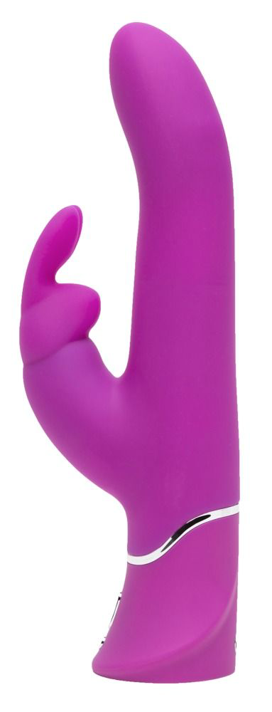 Лиловый вибратор Curve Thrusting Rechargeable Rabbit Vibrator - 24,1 см. - 1