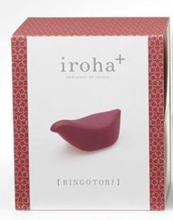 Бордовый клиторальный стимулятор IROHA TORI - 4