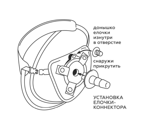 Универсальный пояс для насадок BEST UNI STRAP - 8