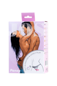 Розовый клиторальный вибратор в трусики Pansy - 8