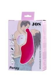 Розовый клиторальный вибратор в трусики Pansy - 9