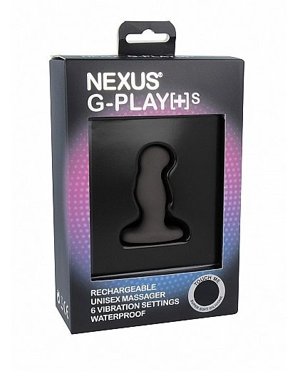 Черный анальный вибростимулятор Nexus G-Play+ S - 1