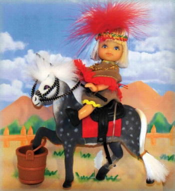 Кукла Кики на пони