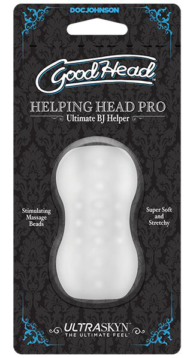 Прозрачный мини-мастурбатор Helping Head Pro - 1