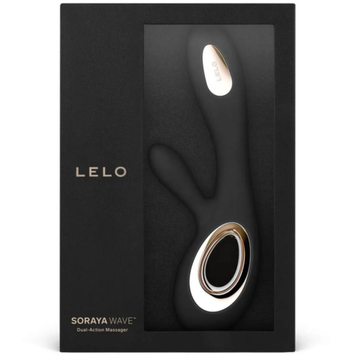 Черный вибратор-кролик Lelo Soraya Wave - 21,8 см. - 2