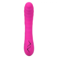 Розовый вибромассажер Insatiable G Inflatable G-Wand с функцией расширения - 21,5 см. - 6