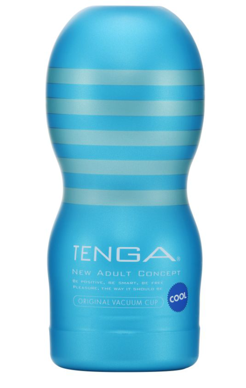 Мастурбатор с охлаждающей смазкой TENGA Original Vacuum Cup Cool - 0