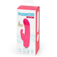 Розовый вибратор-кролик Rechargeable Mini Rabbit Vibrator - 15,2 см. - 2