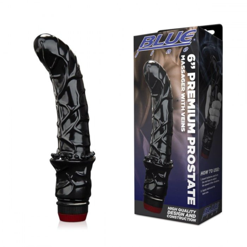 Черный вибромассажер простаты 6 Premium Prostate Massager - 1