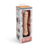 Телесный вибратор-реалистик 8 Girthy Realistic Vibrator - 24,5 см. - 3