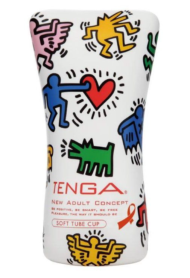 Мастурбатор-туба Keith Haring Soft Tube CUP - 0