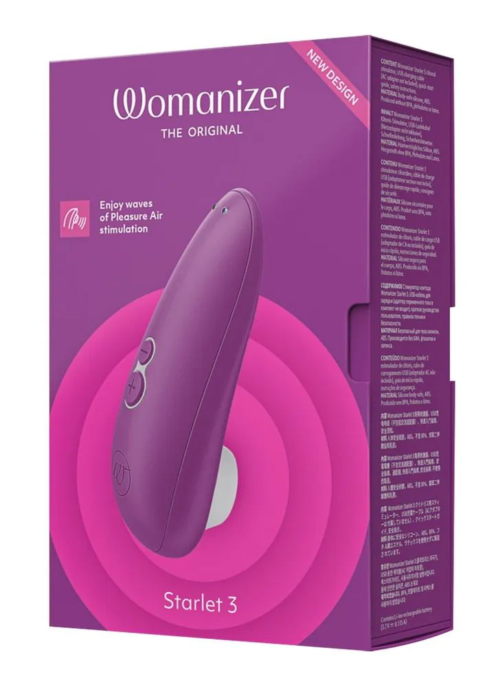 Лиловый клиторальный стимулятор Womanizer Starlet 3 - 4