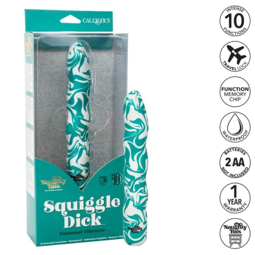 Волнообразный вибратор Squiggle Dick - 15,25 см. - 4