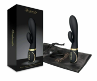 Черный вибратор-кролик Dual Stim Rabbit Vibrator - 1