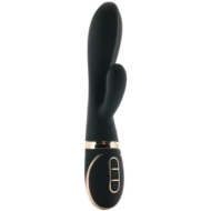 Черный вибратор-кролик Dual Stim Rabbit Vibrator - 0