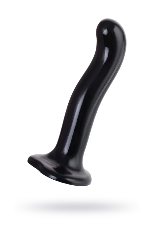 Черный стимулятор для пар P G-Spot Dildo Size M - 18 см. - 1