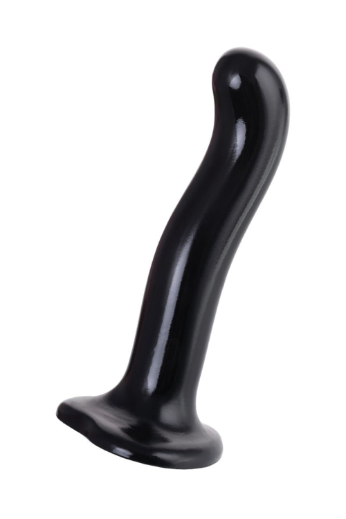 Черный стимулятор для пар P G-Spot Dildo Size M - 18 см. - 0