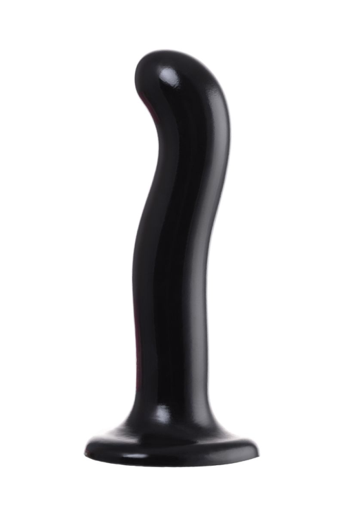 Черный стимулятор для пар P G-Spot Dildo Size L - 19 см. - 3