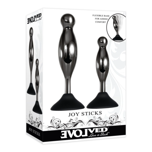 Набор из 2 подвижных анальных стимуляторов Joy Sticks - 4