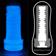 Светящийся в темноте мастурбатор Lumino Play Masturbator Ribbed - 1