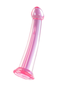 Розовый нереалистичный фаллоимитатор Jelly Dildo XL - 22 см. - 3