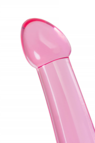 Розовый нереалистичный фаллоимитатор Jelly Dildo XL - 22 см. - 7