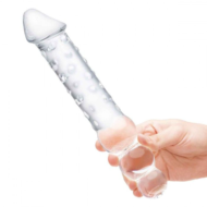 Прозрачный двухсторонний стимулятор 12 Double Ended Dildo - 28 см. - 0