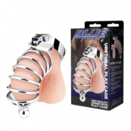 Серебристая клетка для члена Urethral Play Cage - 1