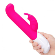 Розовый вибромассажер для G-точки Come hither G-Spot Rabbit - 24,5 см. - 2