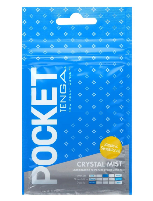 Карманный мастурбатор Crystal Mist - 0