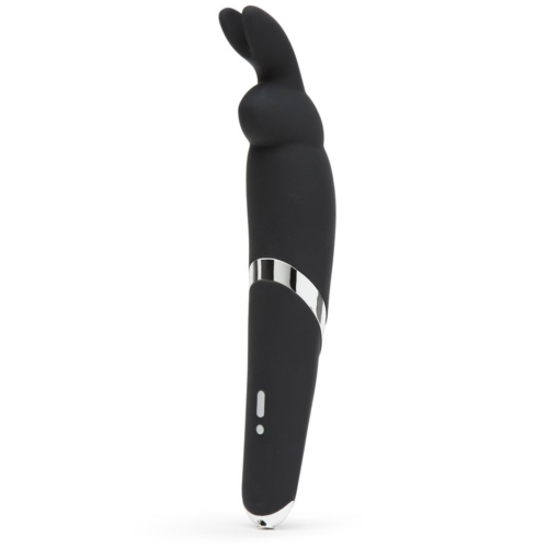 Черный вибратор Rabbit Rechargeable Wand Vibrator - 26,7 см. - 0