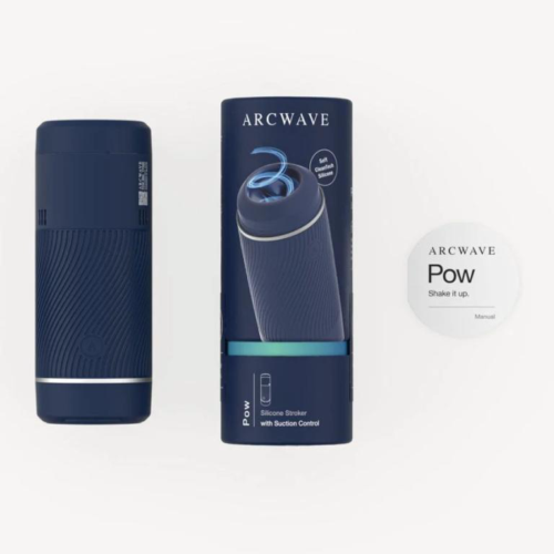 Синий мастурбатор с контролем всасывания Arcwave Pow Stroker - 2