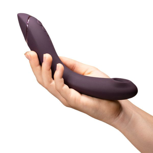 Сливовый стимулятор G-точки Womanizer OG c технологией Pleasure Air и вибрацией - 17,7 см. - 1