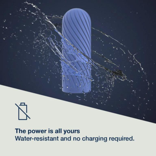 Синий двусторонний мастурбатор Arcwave Ghost Pocket Stroker - 6