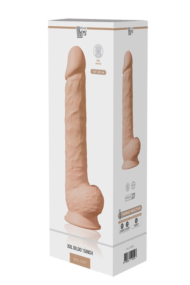 Телесный фаллоимитатор-гигант XXL Dildo - 38 см. - 7