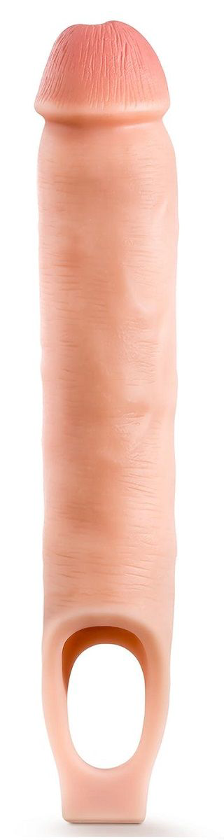 Телесная насадка-удлинитель 11.5 Inch Silicone Cock Sheath Penis Extender - 29,2 см. - 0