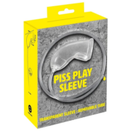 Прозрачная насадка на пенис Piss Play Sleeve для игр с мочеиспусканием - 1