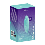 Аквамариновый вибратор в трусики We-Vibe Moxie+ - 2