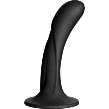 Черная изогнутая насадка Vac-U-Lock G-Spot - 16,5 см.