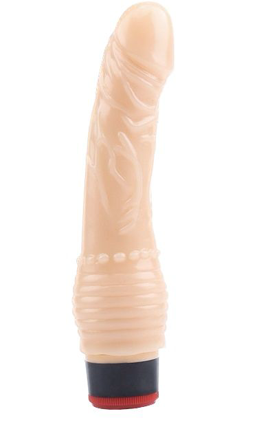 Телесный вибратор 7.6 Vibrating Dildo - 19,5 см. - 0