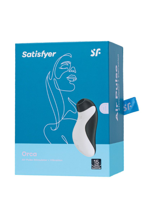 Вакуумный стимулятор клитора в форме косатки Satisfyer Orca - 4