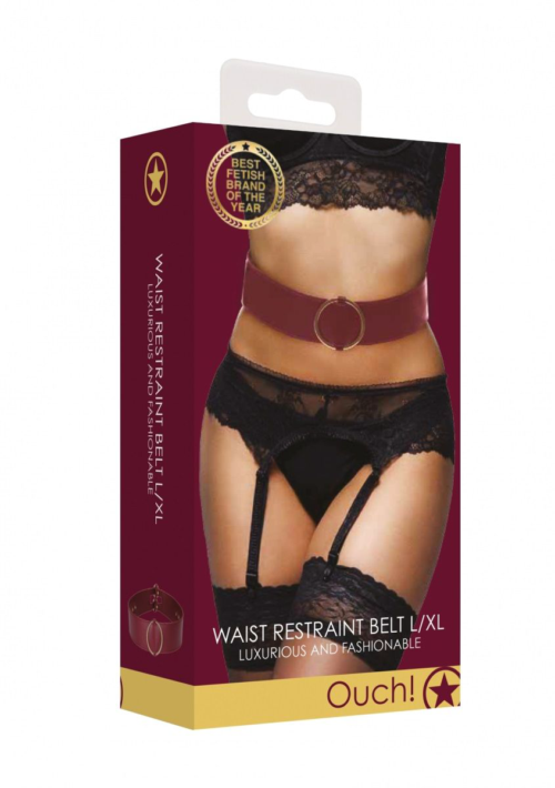 Бордовый ремень Halo Waist Belt - размер L-XL - 3