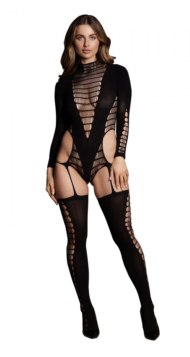 Пикантный боди-комбинезон Kalyke XXIII Bodystocking with Turtleneck - 5