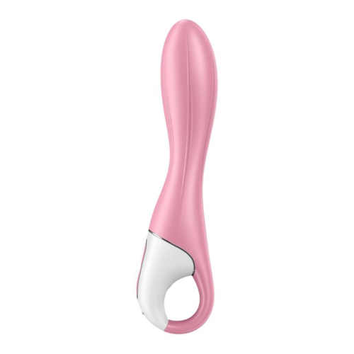 Розовый вибромассажер с функцией расширения Air Pump Vibrator 2 - 20,9 см. - 3