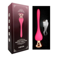 Розовый вибромассажер Nipple Vibrator - 14,5 см. - 2