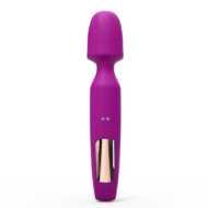 Лиловый вибратор с 2 сменными насадками R-Evolution Wand Vibrator with 2 Attachments - 0