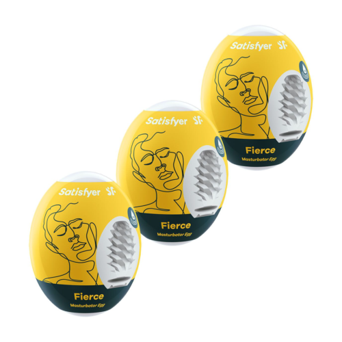 Набор из 3 мастурбаторов-яиц Satisfyer Fierce - 1