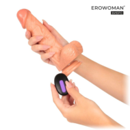 Телесный вибратор-реалистик Erowoman - 20,5 см. - 4